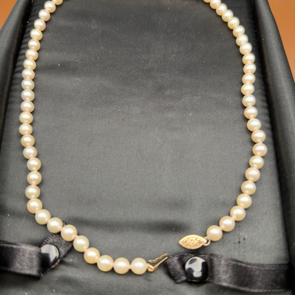 AAA Akoya Matched Saltwater Pearl Necklace 18” inch